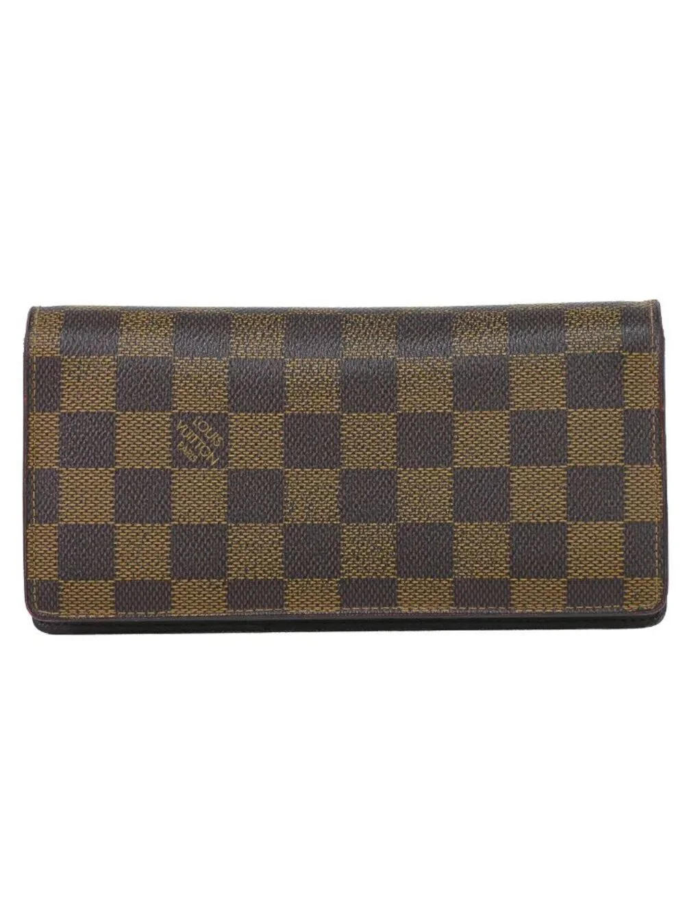 Louis Vuitton LV Portefeuille Brazza Damier Ebene Wallet Brown